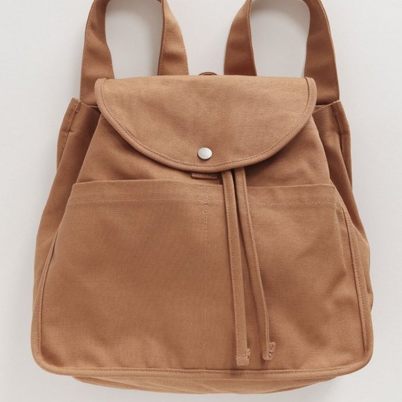 SOLD NWOT Baggu Canvas Drawstring Backpack - Adobe - Picture 2 of 6